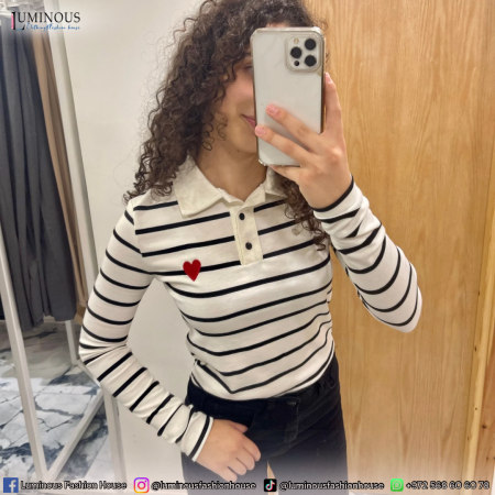 بيسك قبة V ازرار مع قلب